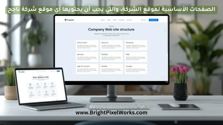 الصفحات الأساسية لموقع الشركة، والتي يجب أن يحتويها أي موقع شركة ناجح
